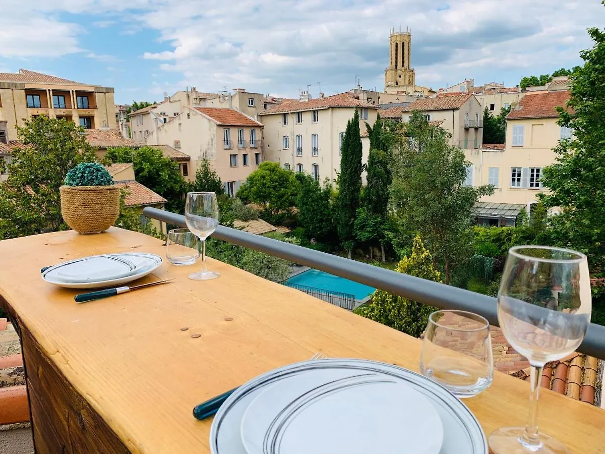 Apartment Duplex Bellevue Spa Privatif Toit D'Aix Aix-en-Provence
